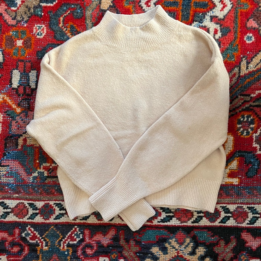 & other stories crew neck sweater